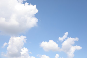 Cloudy blue sky abstract background, blue sky background with tiny clouds