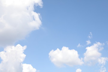 Cloudy blue sky abstract background, blue sky background with tiny clouds