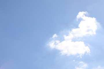 Cloudy blue sky abstract background, blue sky background with tiny clouds