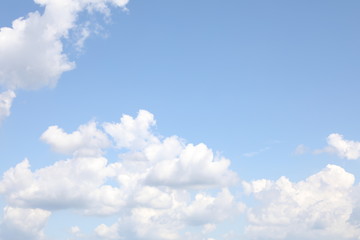 Cloudy blue sky abstract background, blue sky background with tiny clouds