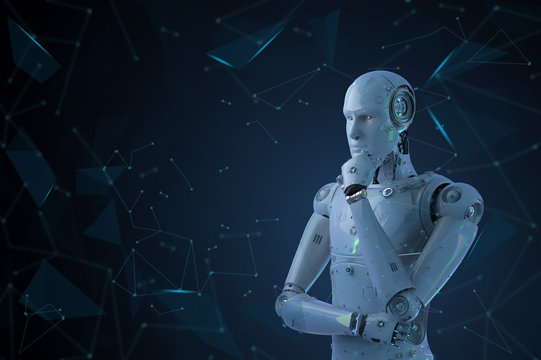 ai robot thinking