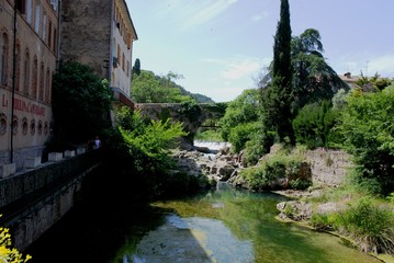 Fototapeta na wymiar Vaux en Provence (Bouches-du-Rhône)