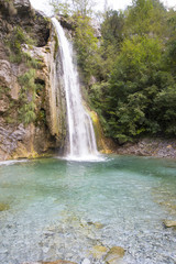 Fototapeta premium cascata nel bosco