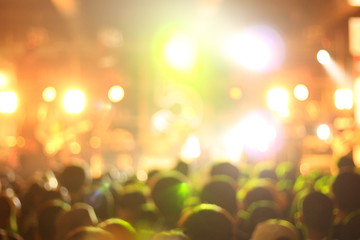 Bokeh and blur light live concert abstract background