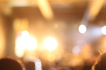 Bokeh and blur light live concert abstract background