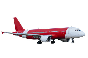 Jet Airplane on white background