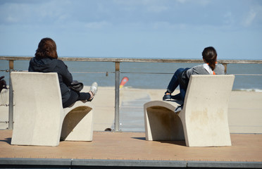 couple femme detente loisir vacances mer