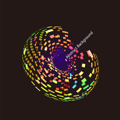 abstract vector background-Dot Graphics