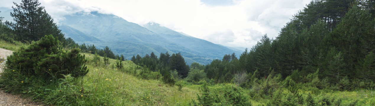Panoramic view of Prevall&euml; mountain in the region of Prizren, Kosovo