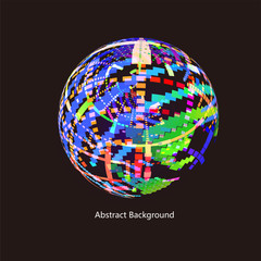 abstract vector background-Dot Graphics