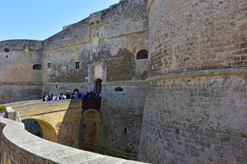 Italy, Otranto,  Aragonese castle, XI century. View and details.