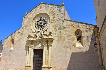 Fototapeta na wymiar Italy, Otranto, Santa Maria Annunziata Cathedral, view and details.