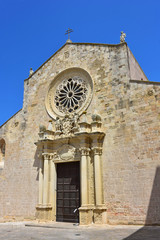 Italy, Otranto,  Santa Maria Annunziata Cathedral, view and details.