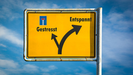 Fototapeta premium Schild 357 - Entspannt