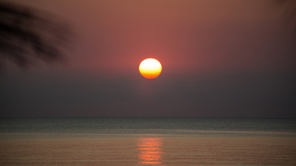 Sun Rise over the Sea