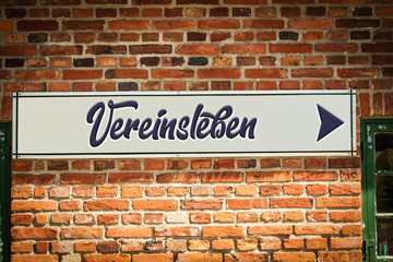 Schild 318 - Vereinsleben