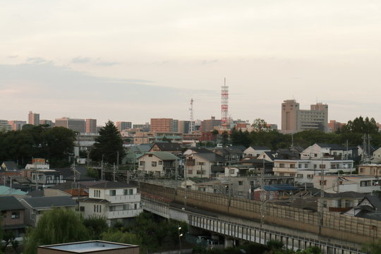 夕暮れの風景