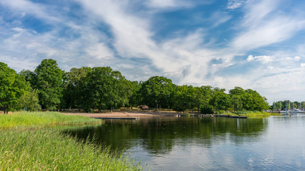 Beach at the Baltic sea, City Kalmar, Sweden © DZiegler