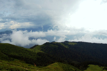 Mountains in the south part of Russia