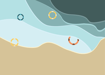 sea backgrounds vector illustration  
