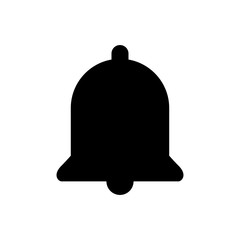bell icon vector black