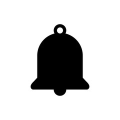 bell icon vector black
