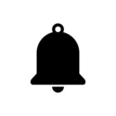 bell icon vector black