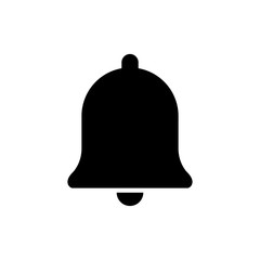 bell icon vector black