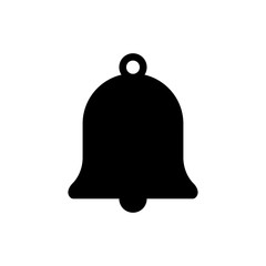bell icon vector black