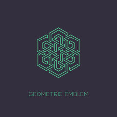 Geometric emblem