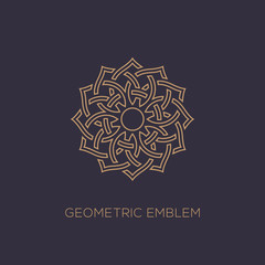 Geometric emblem