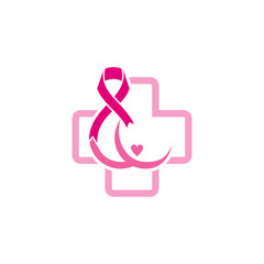 women breast cancer logo
