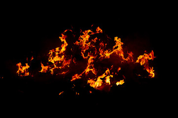 Fototapeta na wymiar blaze fire flame texture background