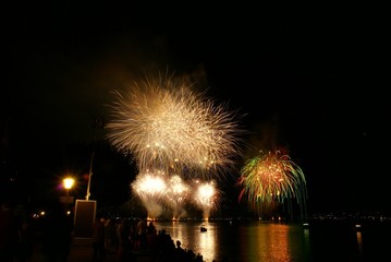 Feuerwerk Bodensee