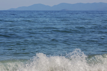 Mood of harmony in the Asprovalta coast of the Aegean Sea, Greece.