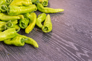 a lot of semi-bitter pepper