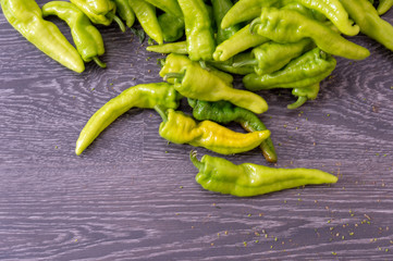 a lot of semi-bitter pepper