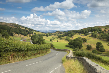 Cumbrian Countryside / An image shot from the roadside of the beautiful countryside of Cumbria, England, UK.