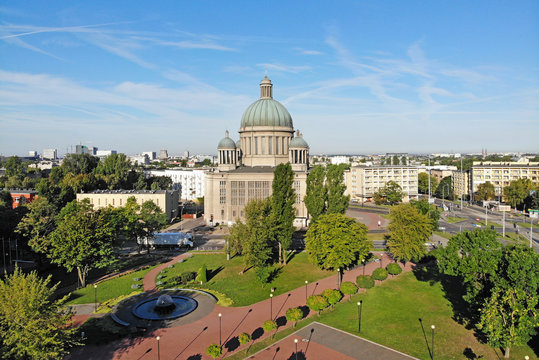 Fototapeta Łódź, Polska- Parafia św. Teresy.