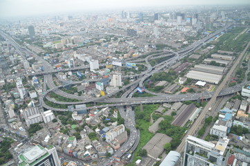 Fototapeta na wymiar Cityscape in Thailand