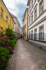 View in historic Old City, Riga, Latvia