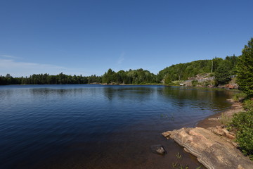 See in Kanada am Nachmittag