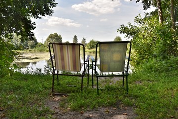rest by the lake