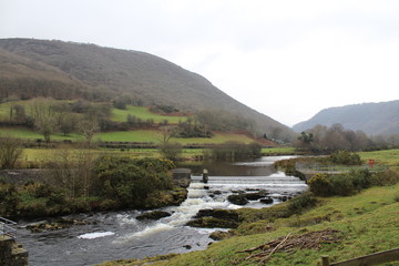 Fototapeta na wymiar Wales Rivers