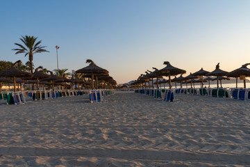 Sonnenschirme auf dem Strand 1