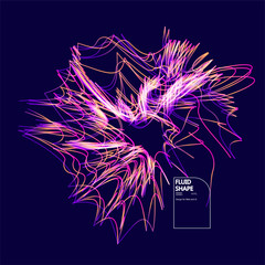 Obraz premium Moving lines of abstract background 