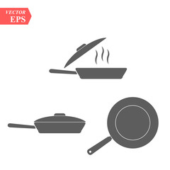 Frying pan icon. Vector concept illustration for design. eps 10