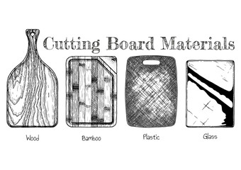 Cutting board materials