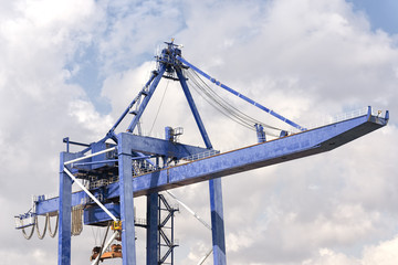 Cargo Crane At The Dock