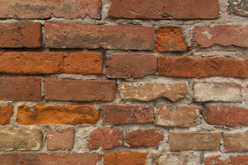 Red brick wall